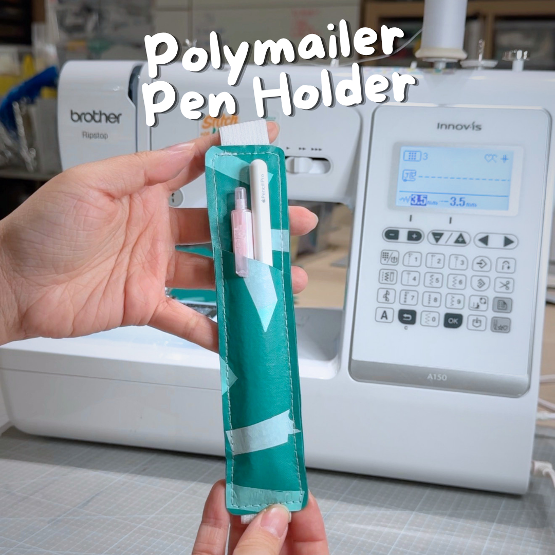 Free Pattern - Turn a Plastic Polymailers into Pen Holder