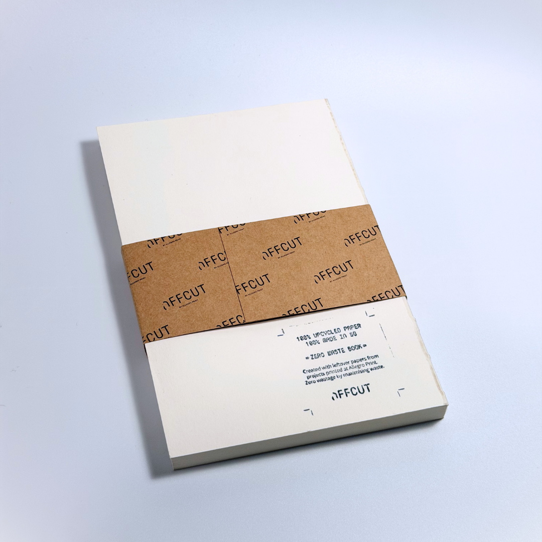 Upcycled Song He Rice Bag Notebook Sleeve | Zero Waste | Fits 120x180mm & A5 Notebooks