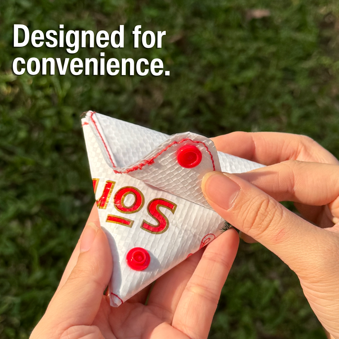 Upcycled Rice Bag Samosa Pouch | Zero Waste