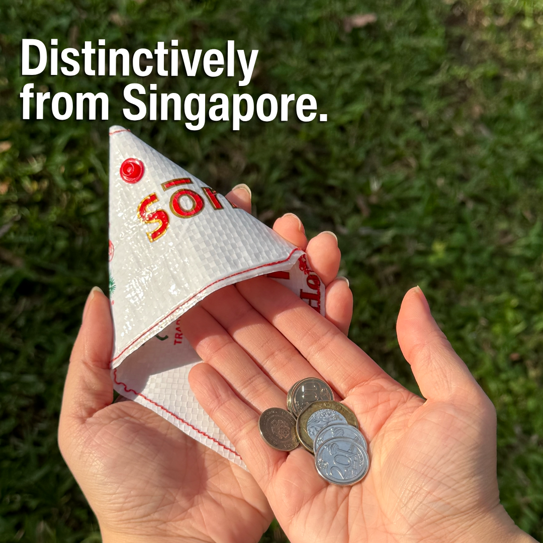 Upcycled Rice Bag Samosa Pouch | Zero Waste