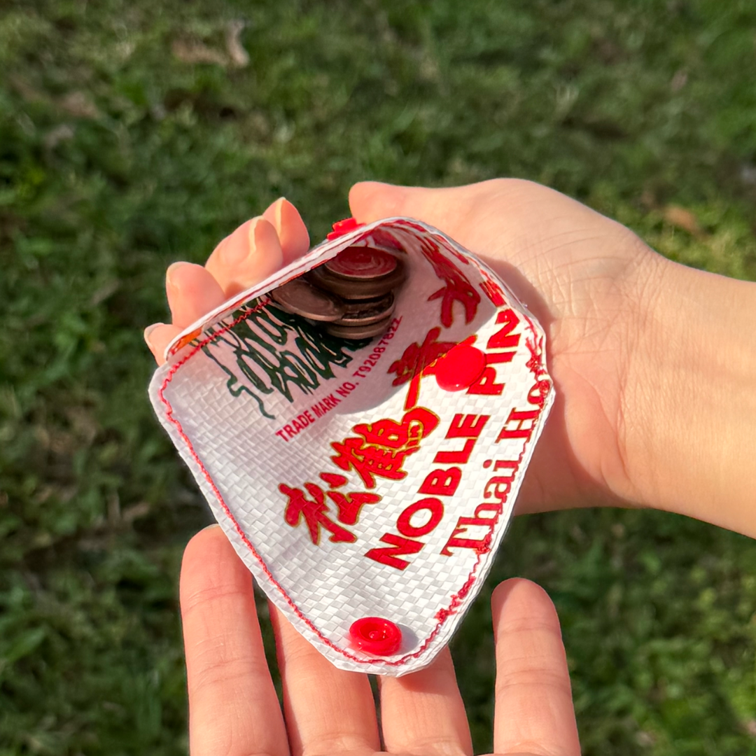 Upcycled Rice Bag Samosa Pouch | Zero Waste