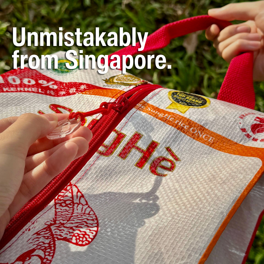 [Pre-order] Upcycled POLYMR.CO x Sōng Hè Rice Bag Shoe Bag - Founders Edition