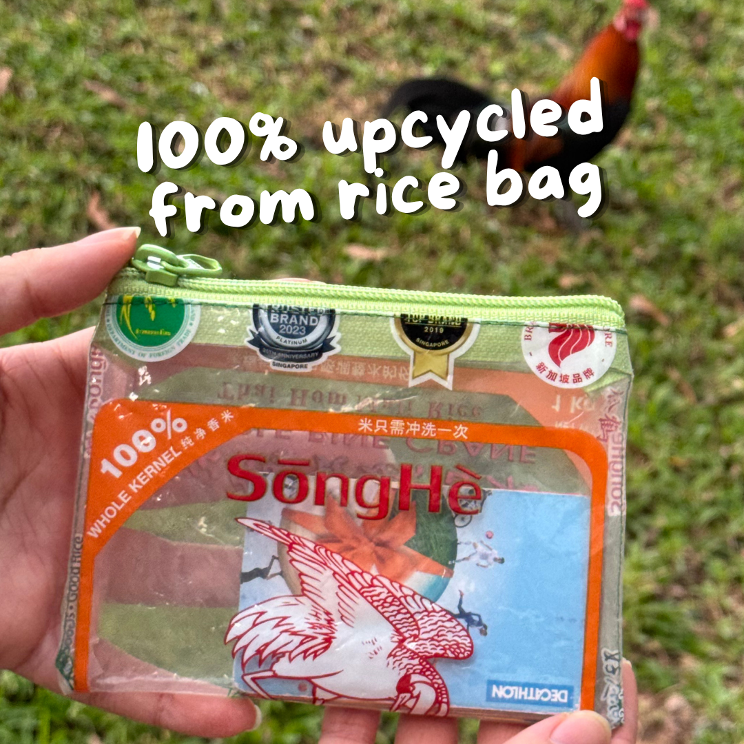 Free Pattern - Turn a Plastic Rice Bag into a Zipper Pouch