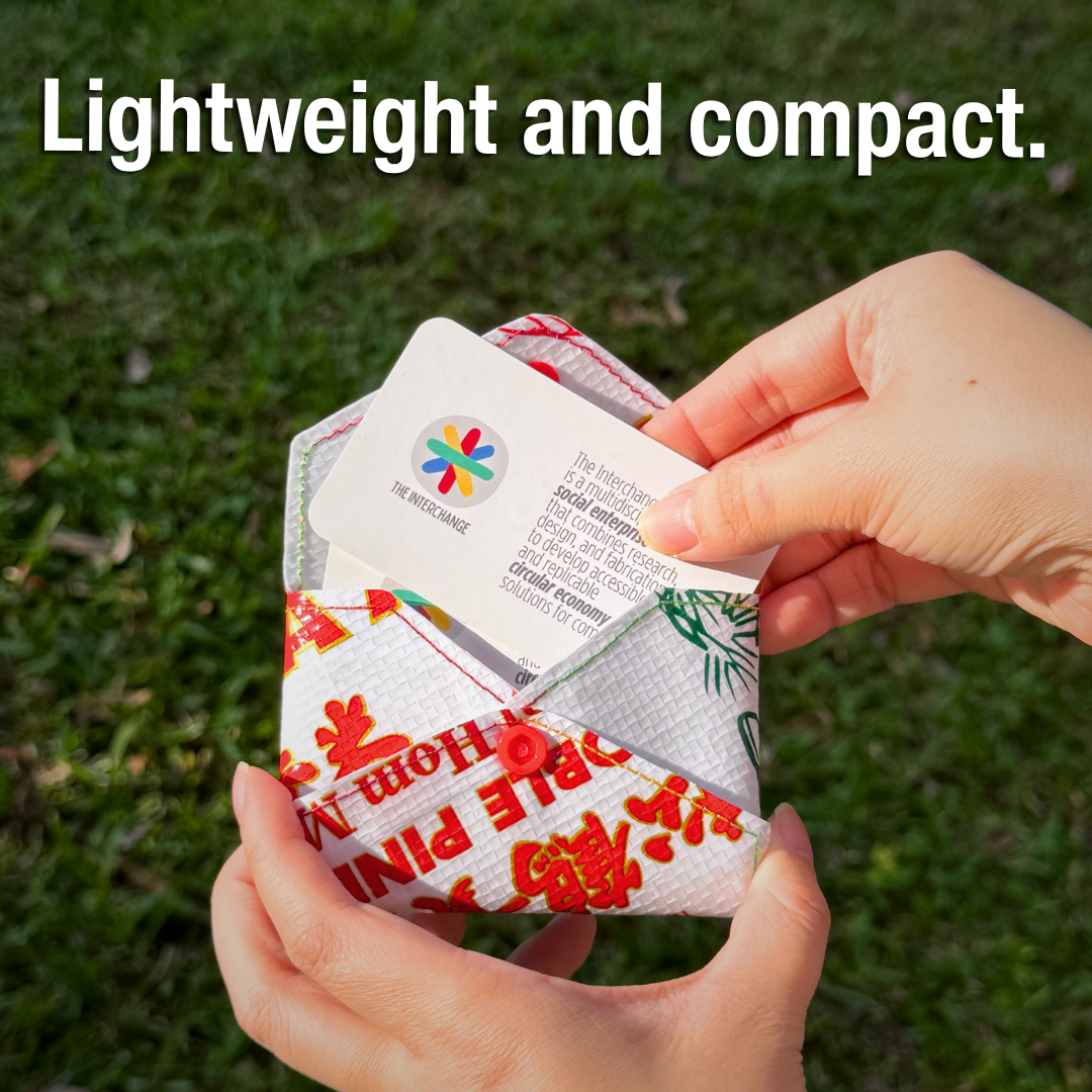 Upcycled Rice Bag Cardholder | Zero Waste