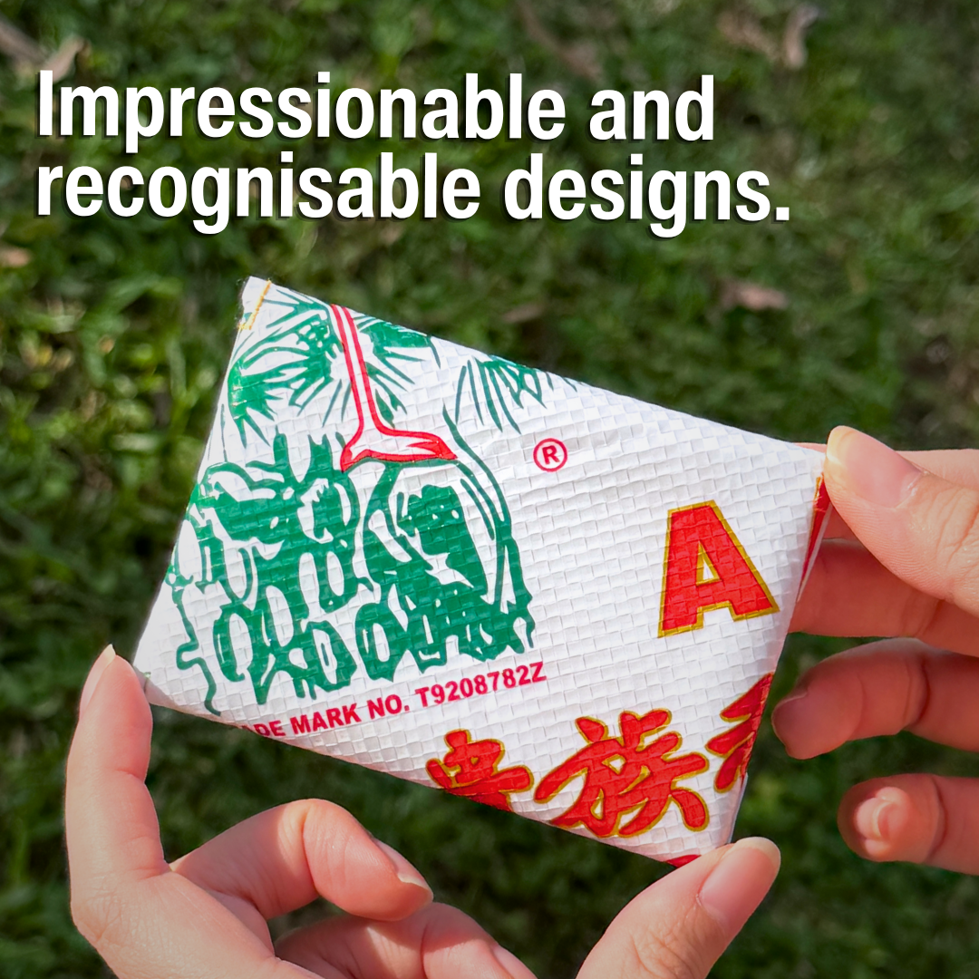 Upcycled Rice Bag Cardholder | Zero Waste