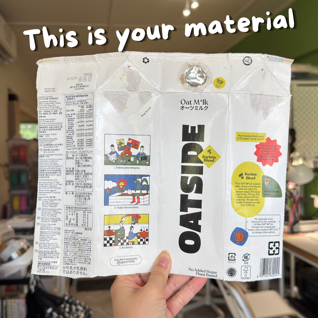 Free Pattern - Turn a Drink Carton into a Bifold Wallet